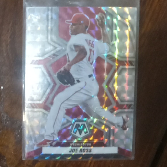2022 Panini Mosaic "Pink Mosiac Prizm" #163 Joe Ross Washington Nationals - Picture 1 of 5